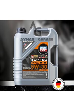 Toptec 4200 Longlife Iıı Orıjınal 5w30 Motor Yağı 5 Litre