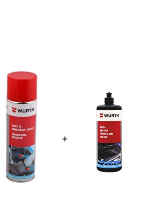 Araç Içi Temizleme Spreyi 500ml+mumlu Cila 1lt