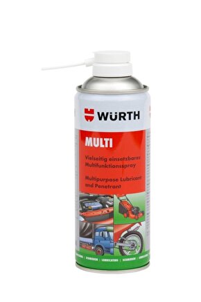 Multi Çok Amaçlı Sprey 400ml Temizleme - Yağlama - Pas Çözme ve Bakım Hepsi Bir Arada