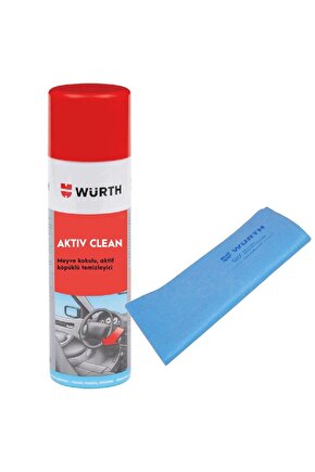 Activ Clean Temizleme Köpüğü 500ml + Güderi Bez Mavi 130gr