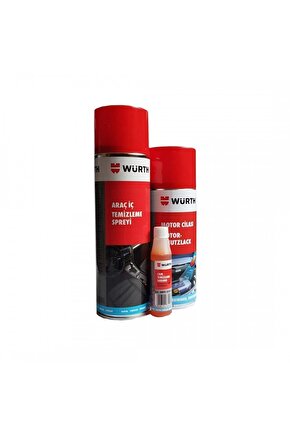 Araç Içi Köpük+motor Koruma Cilası+cam Sabunu