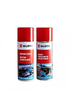 Kokpit Temizleme 400 Ml + Motor Cilası 400 Ml