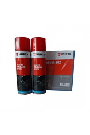 Araç Iç Temizleme Köpük 500 ml 2 Li Bez