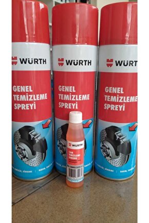 Genel Temizleme Spreyi 500 Ml 3 Adet Ve Cam Temizleme Sabunu 32 Ml