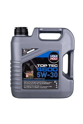 5w30 3763 Top Tec 4600 4lt (DİZEL & BENZİNLİ) 2025 Ürt.trh