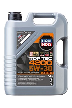 5w-30 Top Tec 4200 Longhlıfe Iıı 2024 Üretim