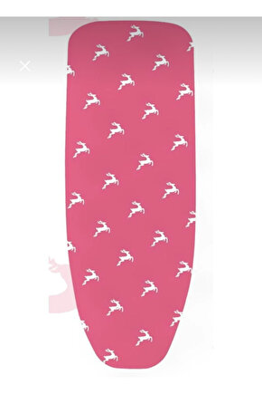 (HEDİYELİ)pembe Xsmall (120X45 CM) Ütü Masası Kılıfı Bezi Örtüsü Ev Gereçleri Çeyiz