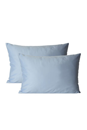 MAVİ (2 ADET) %100 COTTON (PAMUK) (50x70cm) YASTIK KILIFI PİLLOW CASE