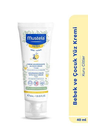 %97 Doğal Içerikli Kuru Cilt Cold Cream Içeren Besleyici Nemlendirici Yüz Kremi Bebek Çocuk 40ml