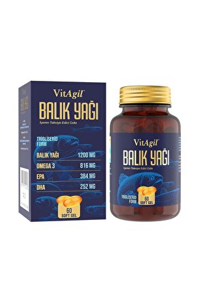 Omega 3 1200 Balık Yağı 60 Soft Gel