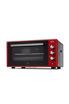 Cookart Color 50L Çift Camlı Fırın Nar - AR2034