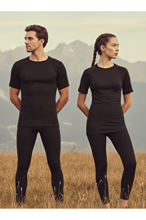 Unisex Termal Tişört 2. Seviye 9258 - Siyah