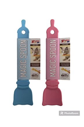 Magıc Spoon Kediköpek Krema Ödül Maması Yedirme Kaşığı(KOLAY KAŞIK) 2 Lİ