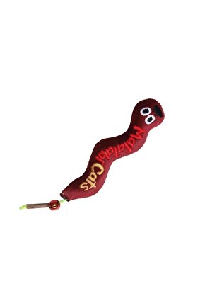 Wormy Sesli Ve Doğal Matatabili Peluş Kedi Oyuncağı 17 Cm (kedi Otunanesi Içermez)
