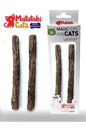 Matatabi Stıck Jumbo Doğal Matatabili Kedi Çiğneme Çubuğu 2li