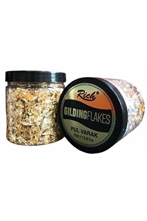Gilding Flakes Pul Varak 250 Cc Altın