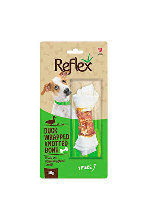 Ördek Eti Sargılı Düğümlü Köpek Çiğneme Kemiği 40 Gr