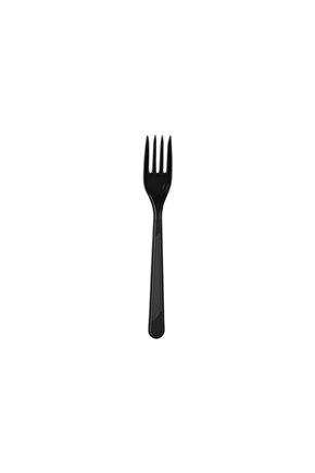 Plastik Siyah Çatal 25 Li