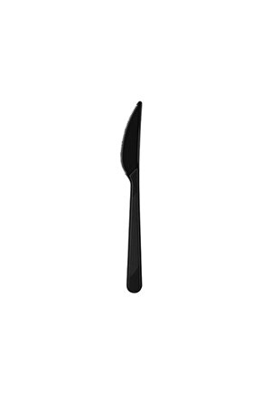 Plastik Siyah Çatal 25 Li