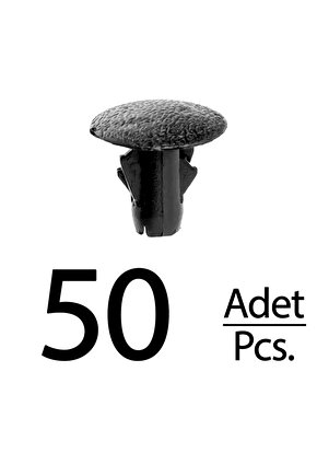 Toyota Rav4 Runner için Arka Çamurluk Klipsi- 50 Adet