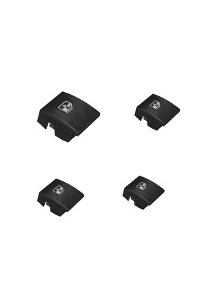 4 Adet Opel Astra H  2004-2010  Için Cam Düğmesi Kapağı