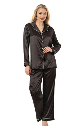Saten Pijama Takımı 2li