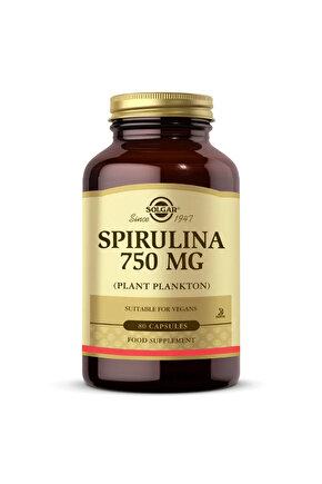 Spirulina 750 mg 80 Kapsül - (SKT: 122026)
