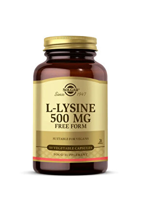 L-Lysine 500 mg 50 Kapsül - (SKT: 092027)