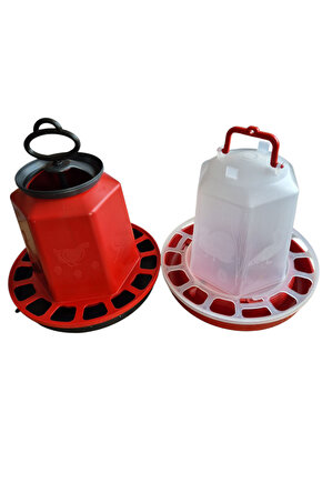 CİVCİV YEMLİK 4.5 KG + CİVCİV SULUK 4.5 LT KUŞ KEKLİK BILDIRCIN TAVUK YEMLİK SULUK