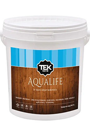 Boya (aqualife) Su Bazlı Ahşap Koruyucu Kokusuz Orman Yeşili 2,5 Lt