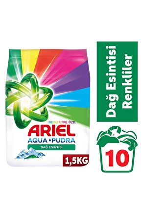 Dağ Esintisi Renklilere Özel 1,5 Kg Aquapudra Toz Çamaşır Deterjanı
