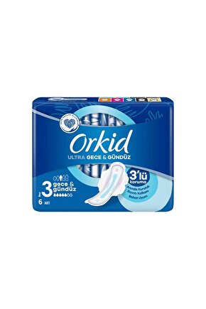 Ultra Gece & Gündüz Hijyenik Ped 6lı
