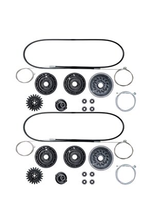 Mercedes Vito W639 için Orta Yan Sürgülü Kapı Tamir Seti - Sağ - Sol