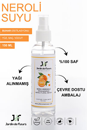 JdF Aromaterapi Neroli (Turunç Çiçeği) Suyu 150 ml - Rozalı Cilt Toniği