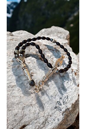 Doğal Taş Boncuk Tespih Erkek Labrodorit Doğal Tasli Erkek 33 Tespih