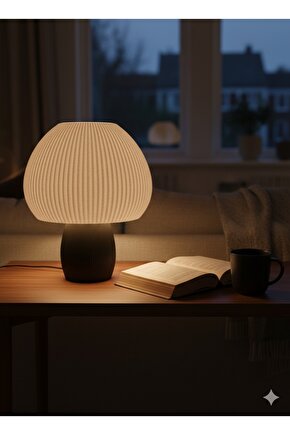 Mantar Abajur | Modern Tasarım Yatak Odası ve Salon