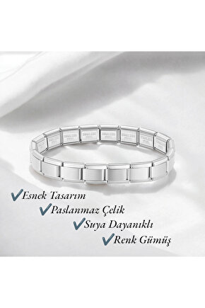 İtalyan Charm Çelik Bileklik