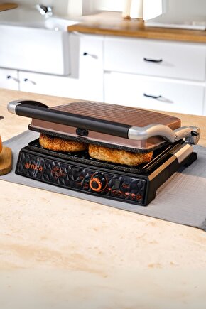 Diamond GH26250 Granit Izgaralı Tost Makinesi Rose