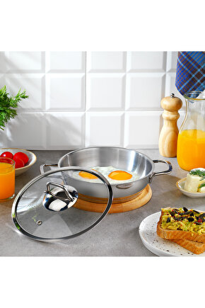 Held Çelik Sahan 20 Cm 2 Parça-Inox (Kapaklı)