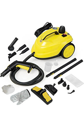 Profesyonel Buharlı Temizlik Makinesi Yüksek Basınçlı Buharlı Temizleyici Çok Amaçlı 16 Parça Hijyen