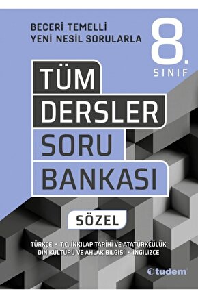 8. Sınıf Tüm Dersler Soru Bankası Sözel Yayınları
