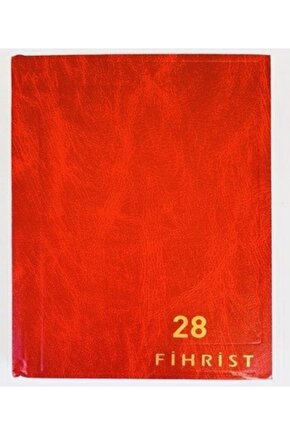 Cilt Bezli Ticari Fihlist 28li 20*28