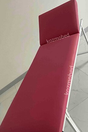 Muayene Masası-Ağda Yatağı-Hasta Sedyesi-Pembe Renk