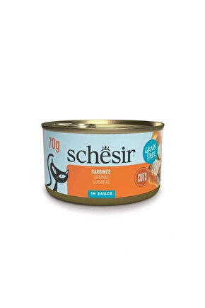 Sos İçinde Sardalyalı Yetişkin Konserve Kedi Maması 1 Adet 70 Gr
