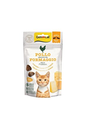 Crunchy Snacks Tavuklu ve Peynirli Tahılsız Kedi Ödül Maması 50 gr