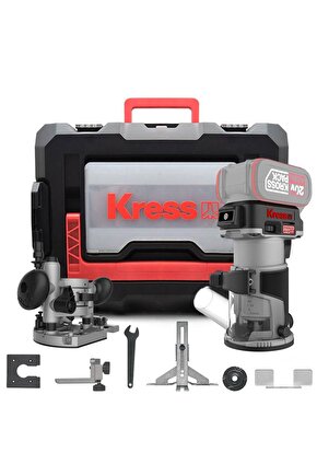 KUD26.91 20Volt Kömürsüz 68mm Devir Ayarlı Şarjlı Profesyonel Avuç İçi El Frezesi Formika Tır