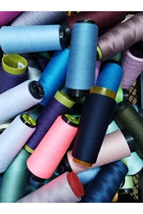 DİKİŞ İPLİĞİ 120 NO KARIŞIK RENK 1000 GR (30-35 ADET)