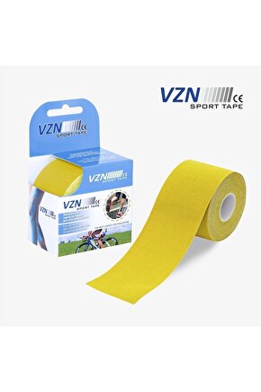 Sport Tape Sarı Renk Kinezyo Sporcu Bandı Ağrı Bandı 5 Metre X 5 Cm