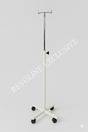 Serum Askısı Tekerlekli Boyu Ayarlanır Paslanmaz Serum Demiri Serum Asma Aparatı