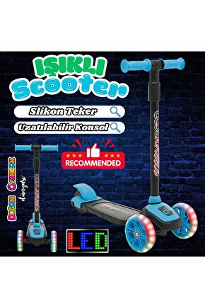 Cool Wheels Mavi Twist Işıklı 3 Tekerlekli Scooter - Işıklı Scooter - CoolWheels Scooter - Çocuk Sco
